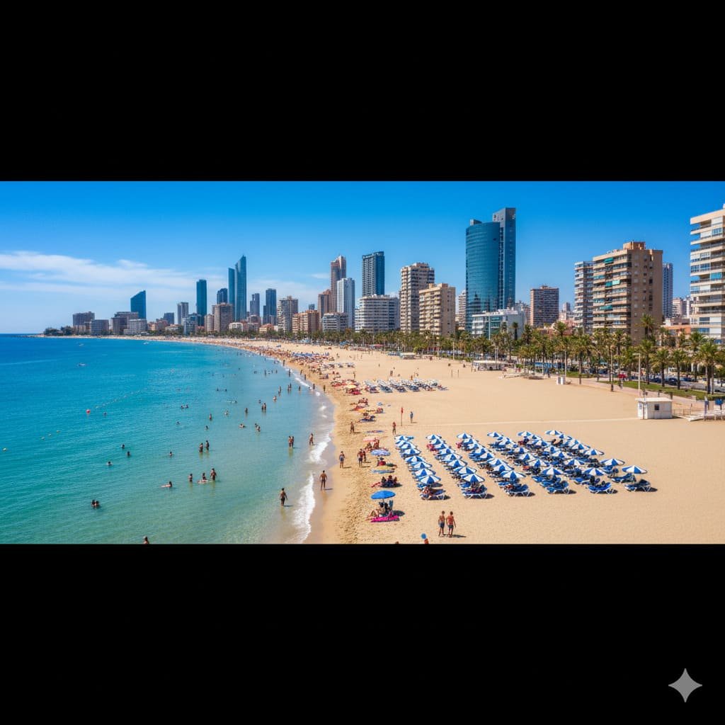 Les meilleures activités à Benidorm – Guide 2025 Playa de Poniente